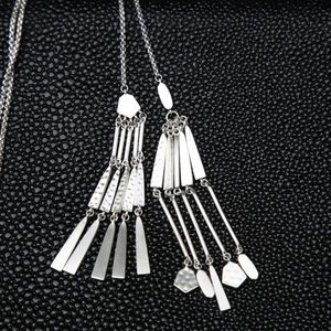 Kendra Scott Lainey Necklace Bright Silver NWT